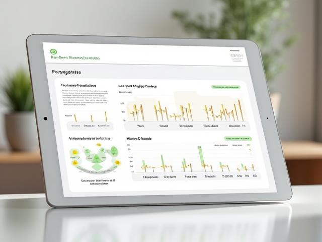 Mockup di un report di analisi del DNA nutrizionale con grafici e intestazioni chiare.