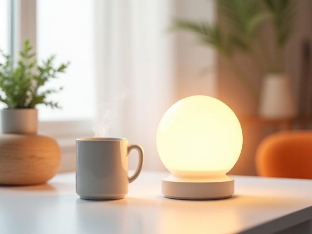 Lampada per la luminoterapia per regolare il ritmo circadiano